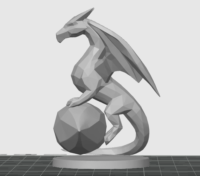 Mystical Dragon - Lowpoly — thumbnail 2