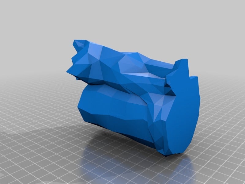 Miniatura 4 do modelo 3D Low Poly Fox Pen Holder
