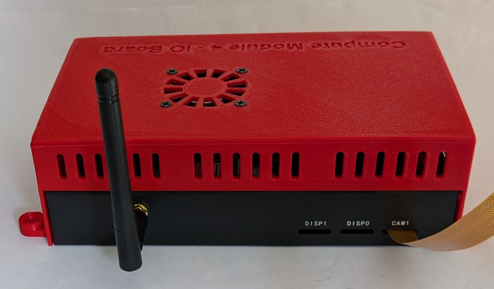 Raspberry Pi CM4 IO Board + NVMe SSD case lid