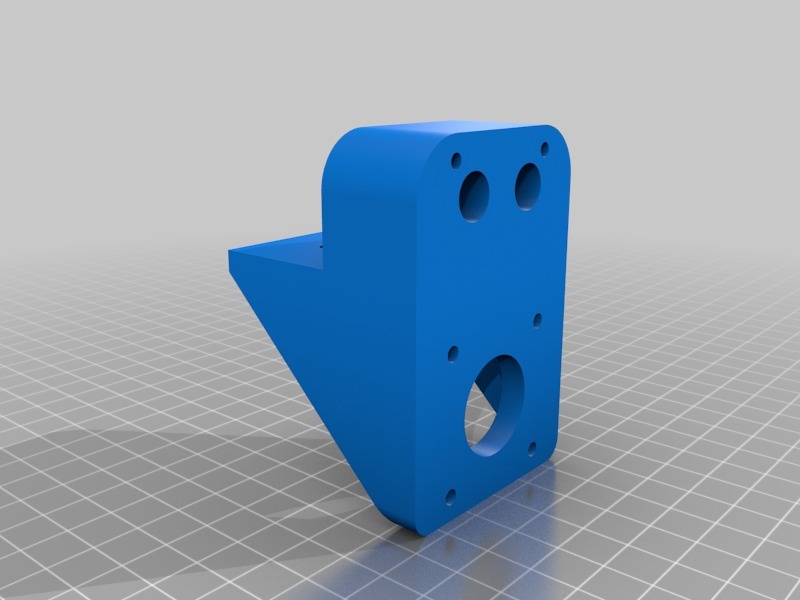Miniatura 4 do modelo 3D Hypercube evolution  (HEVO) Stepper motor mount at the back