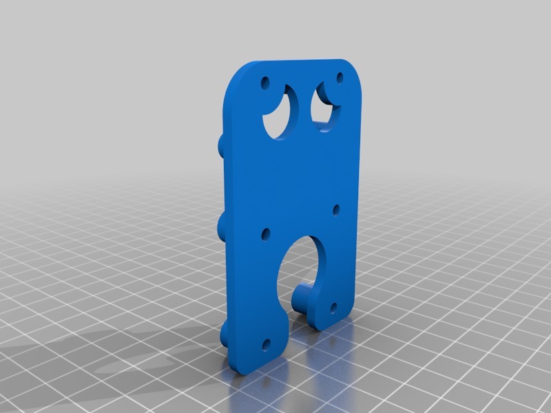 Miniatura 6 do modelo 3D Hypercube evolution  (HEVO) Stepper motor mount at the back