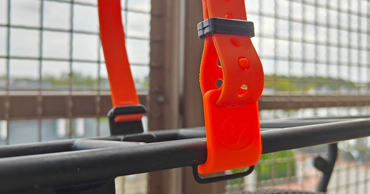 Voile Rack Strap Clip 10mm by yellowtpu Download free STL model