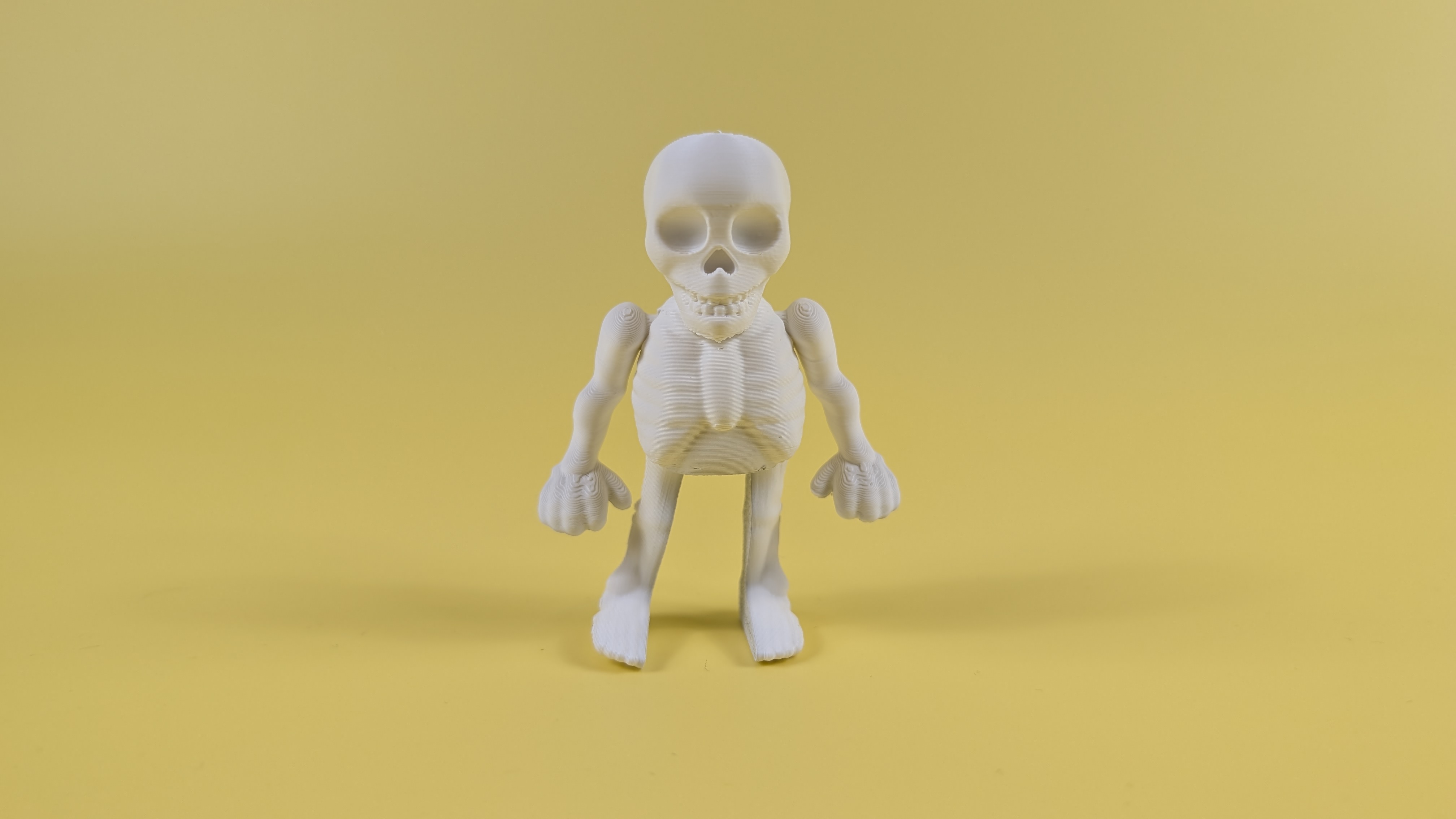 Skeleton - Articulated Figure Keychain for Halloween