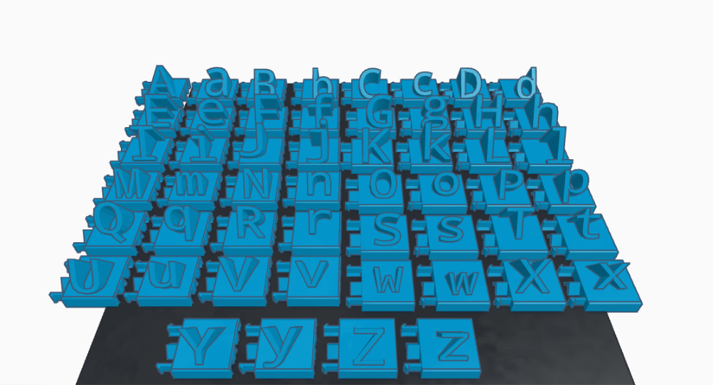 3D letters for anything |Sans font|