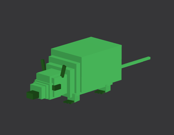 Pixelated Rat