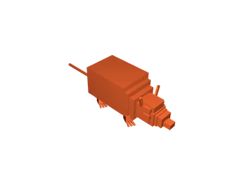 Pixelated Rat by ITI Tech | Download free STL model | Printables.com