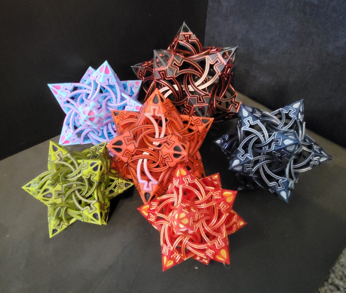 Stellated Dodecathing - Highlights and Smaller scale enabled