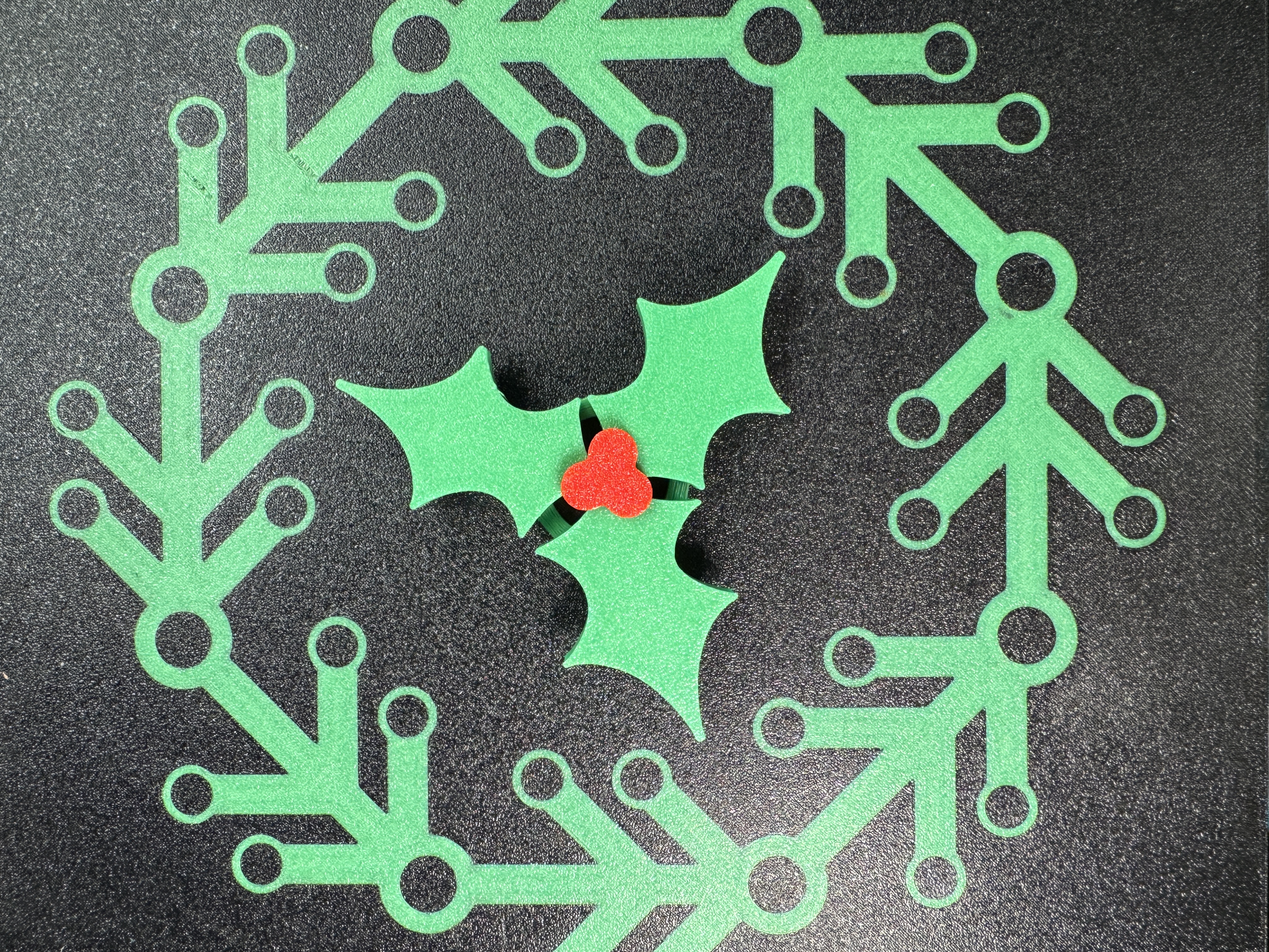 Holly Leaves and Berries