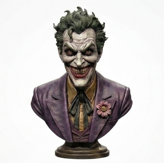 The Joker Bust - High Detail Sculpt 3D model by Karl Leroy