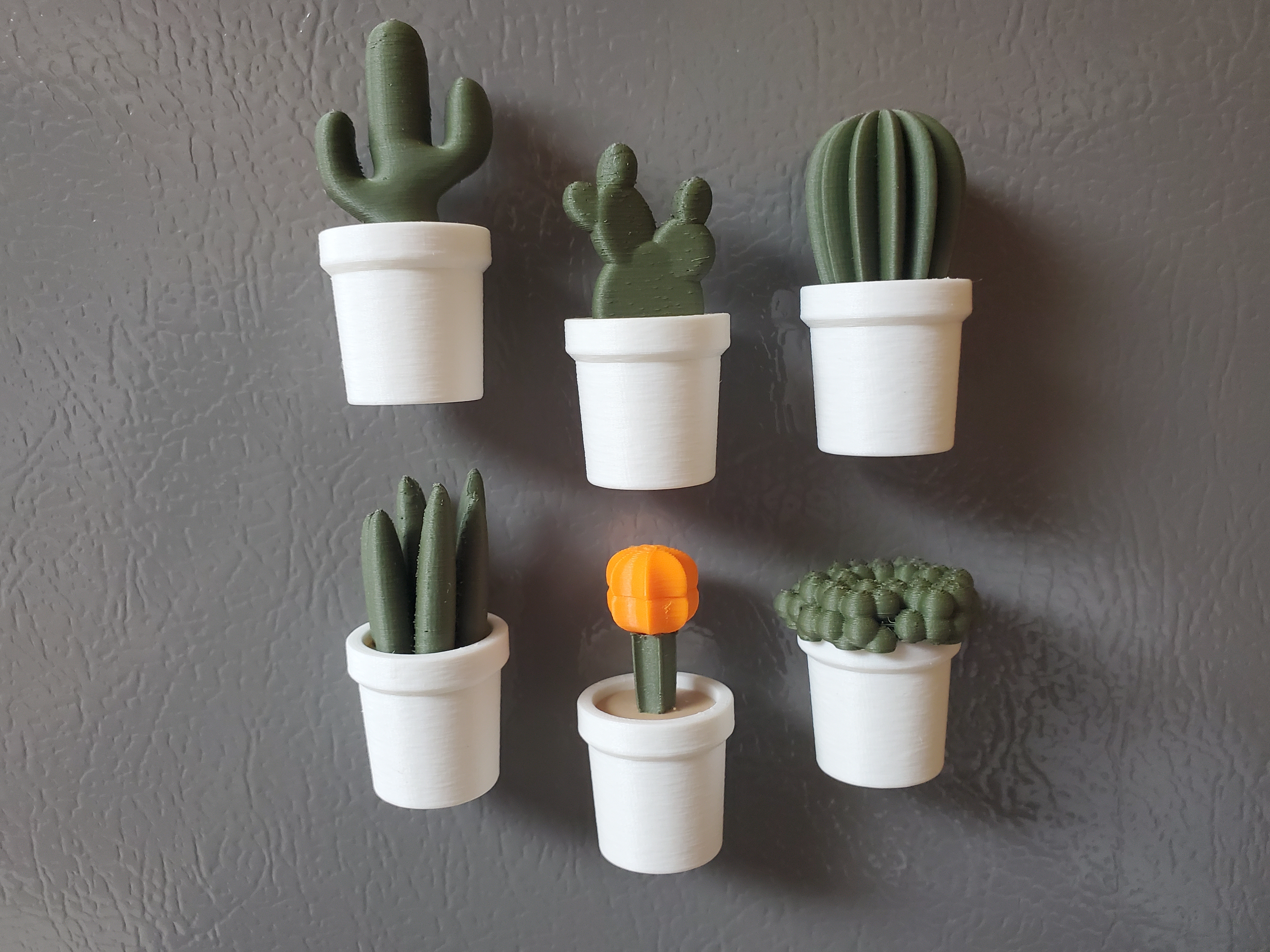 Potted Plant Fridge Magnets