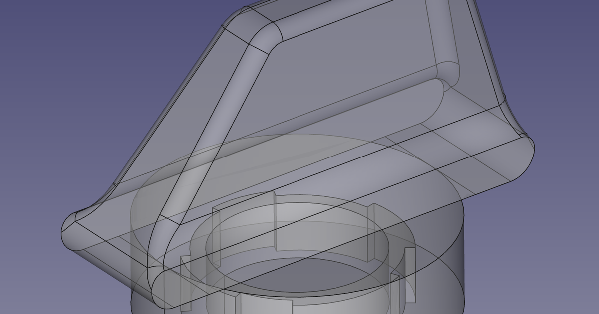 Omegasonics Replacement Knob By Circleofowls Download Free Stl Model