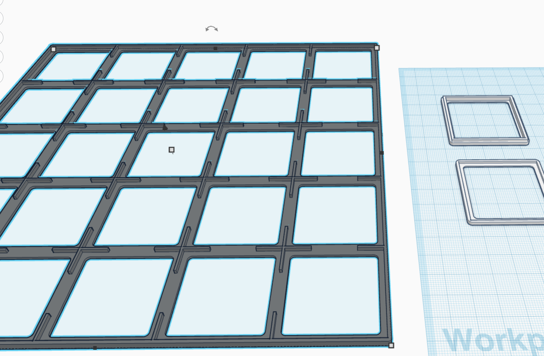 Board overlay grid for Captain Flip