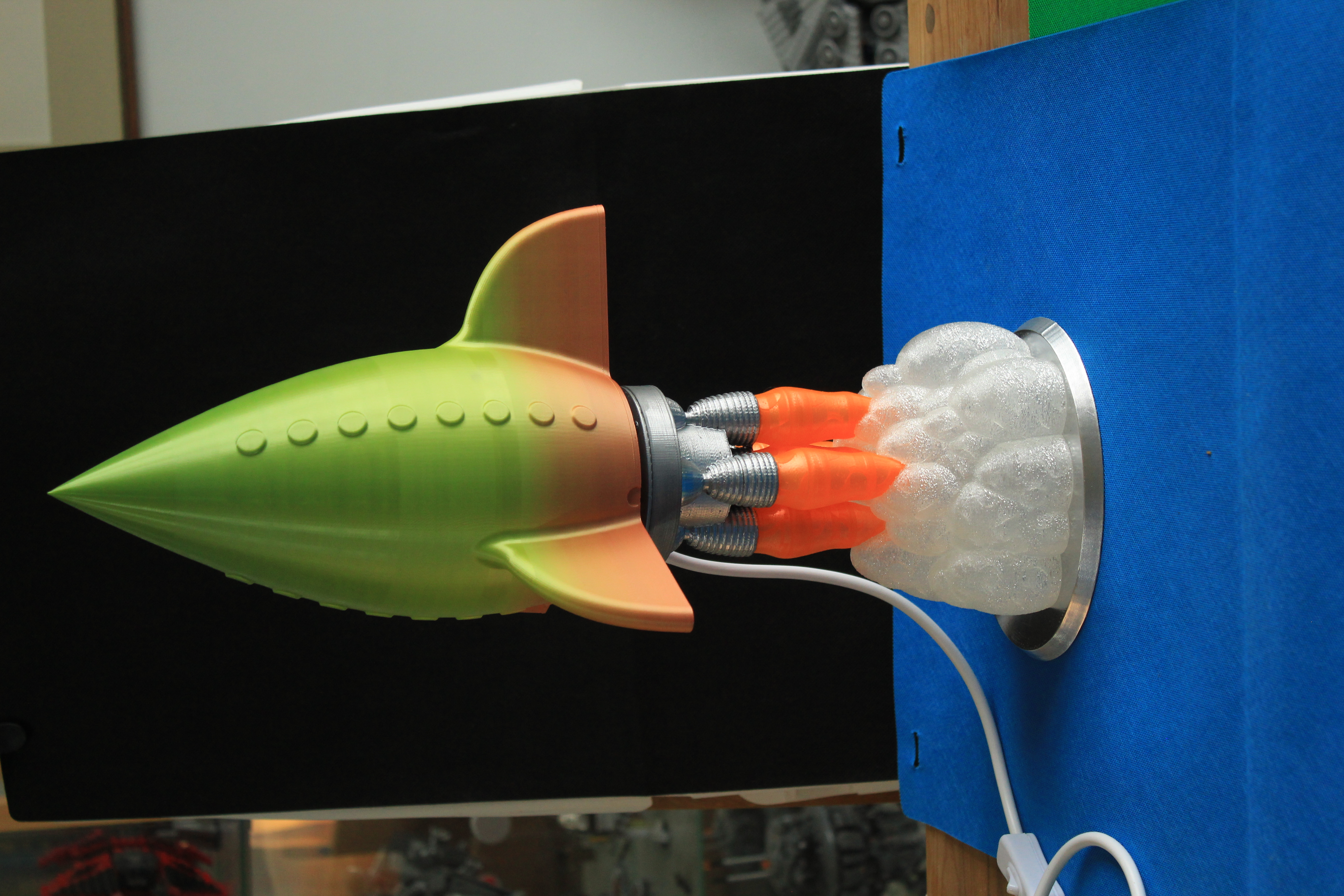 Vase rocket night light/ lamp