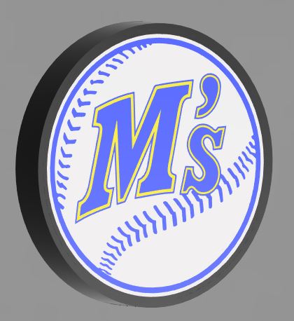 Seattle Mariner's "Classic" Logo Lightbox