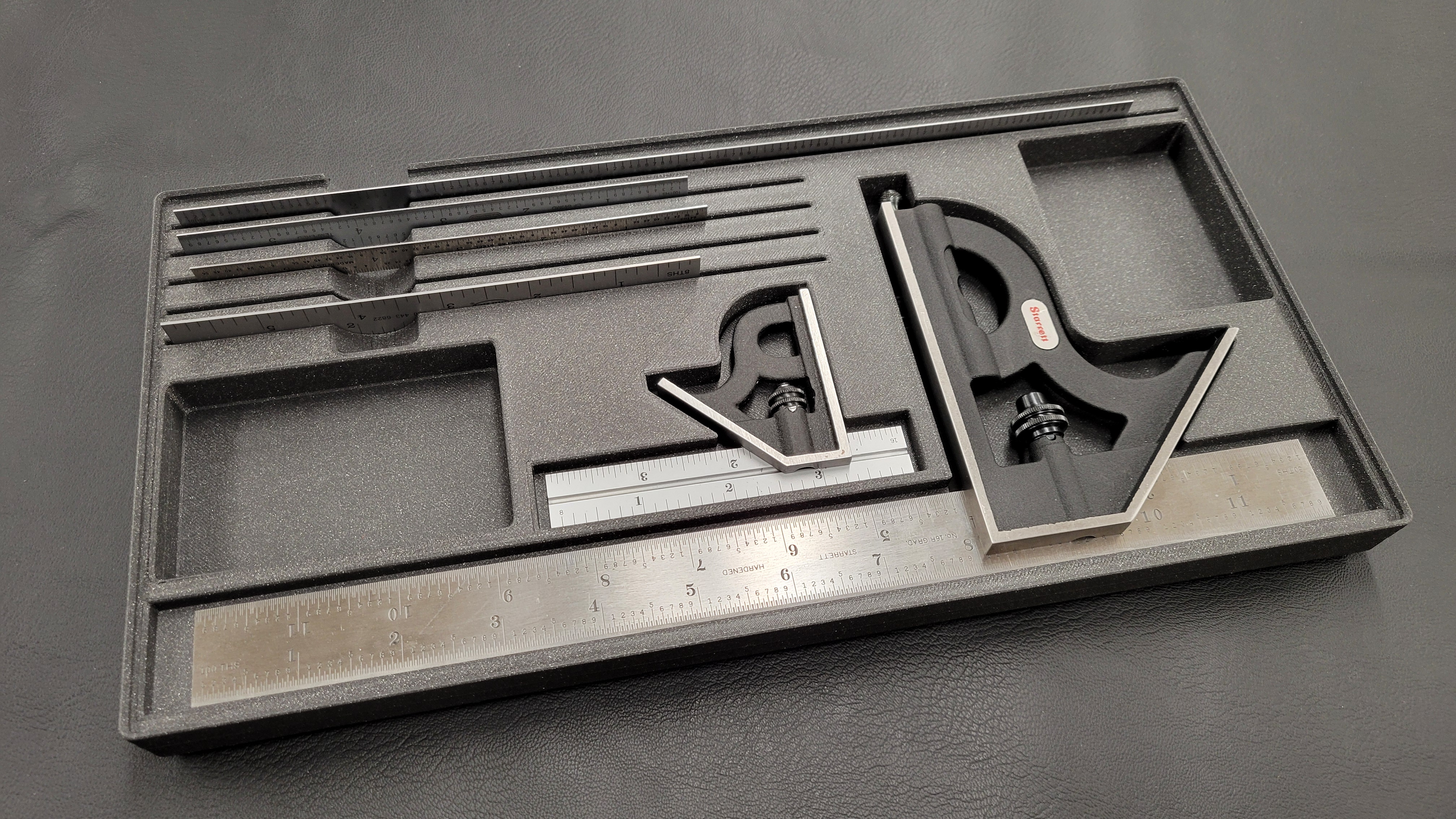 Starrett Combination Squares 4in and 12in Gridfinity