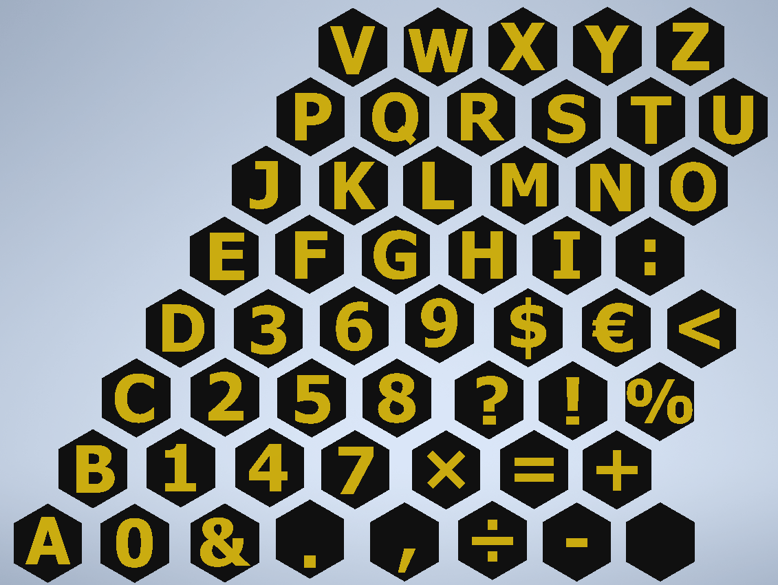 Miniatura 3 do modelo 3D Customizable Letter Board