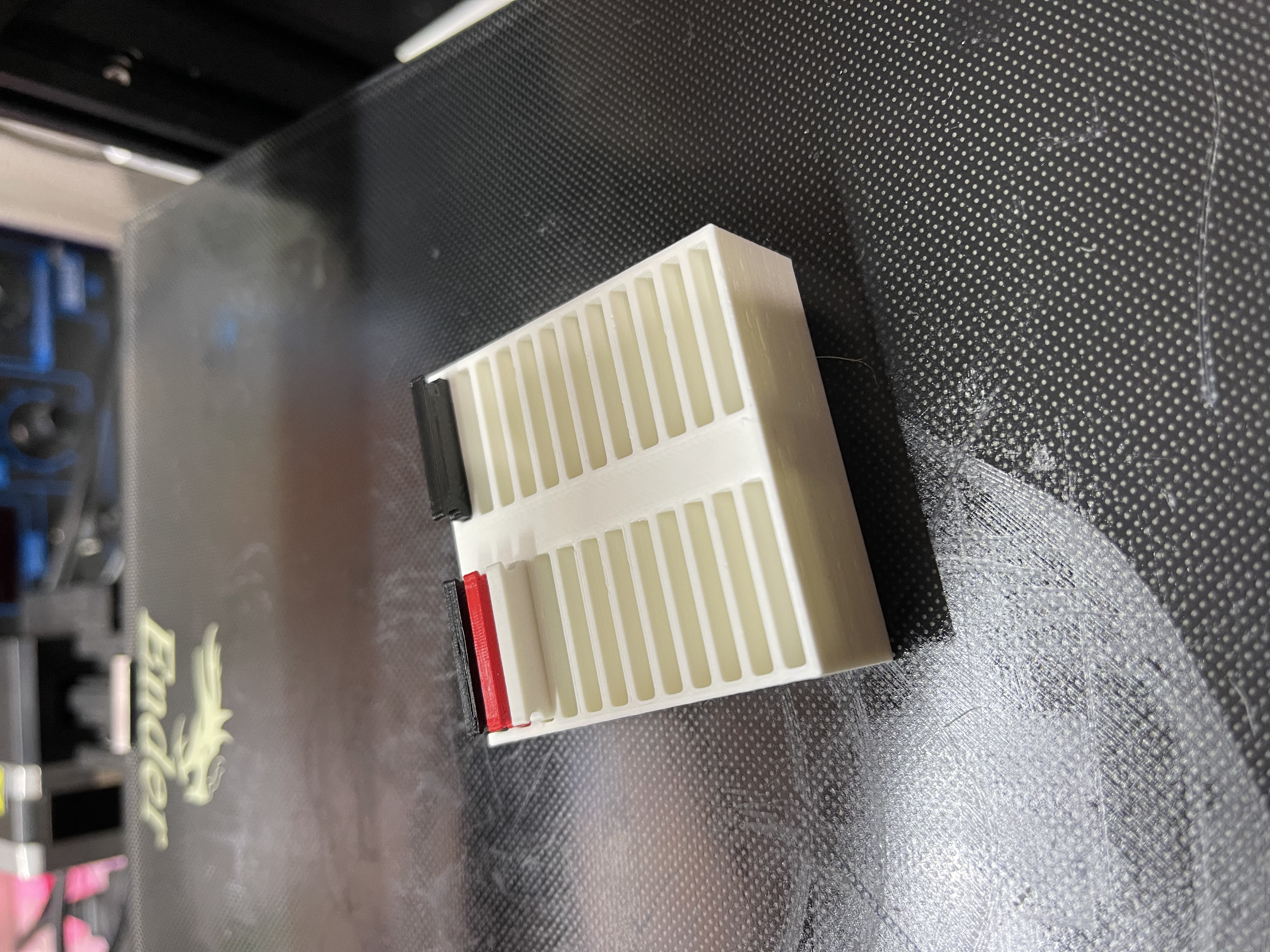 Filament color sample chip and organizer