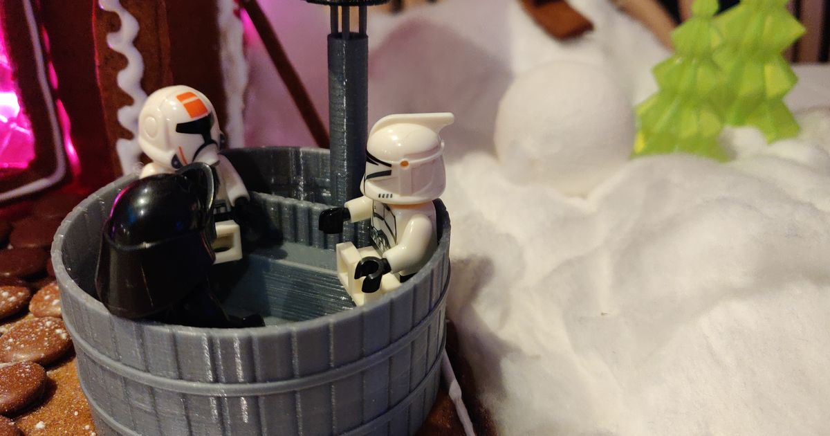 Miniature Hot Tub by jakkra Download free STL model