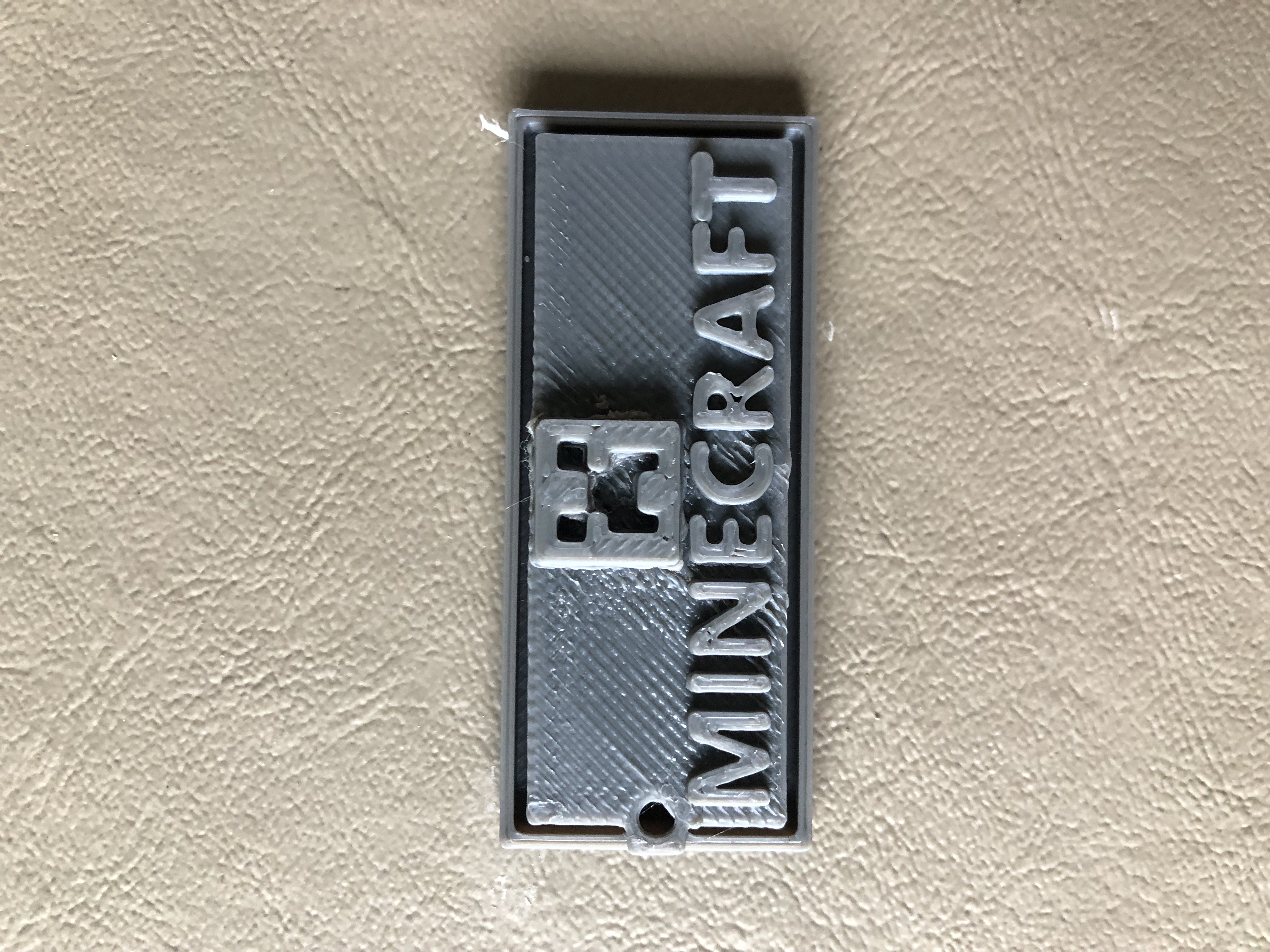 Minecraft keychain