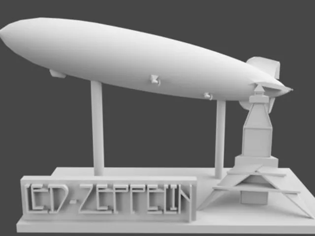 Led Zeppelin  statue