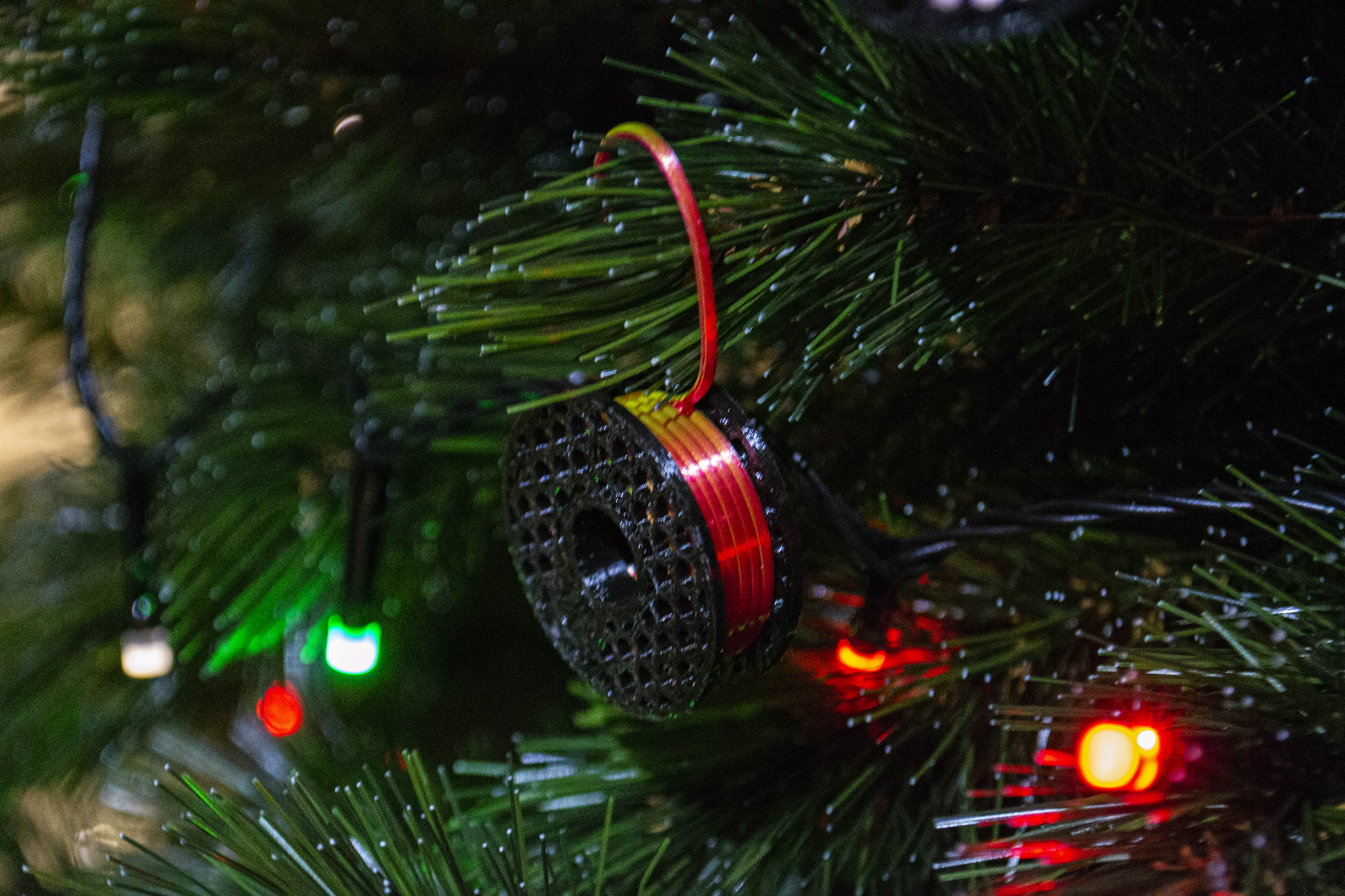 Tiny Spool - Christmas ornament