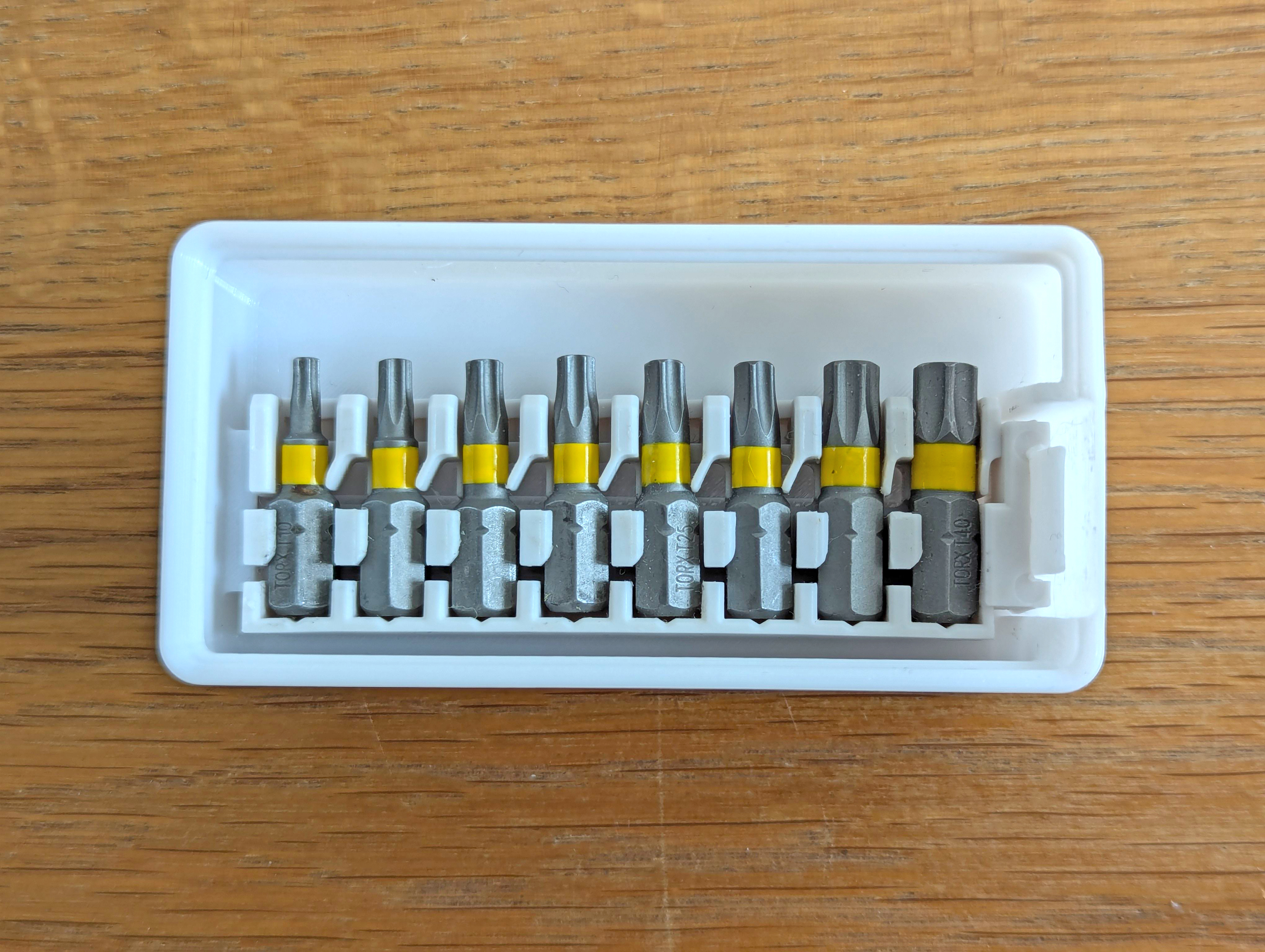 Gridfinity stackable box for Bosch Pick and Click bitholder — miniatura 5