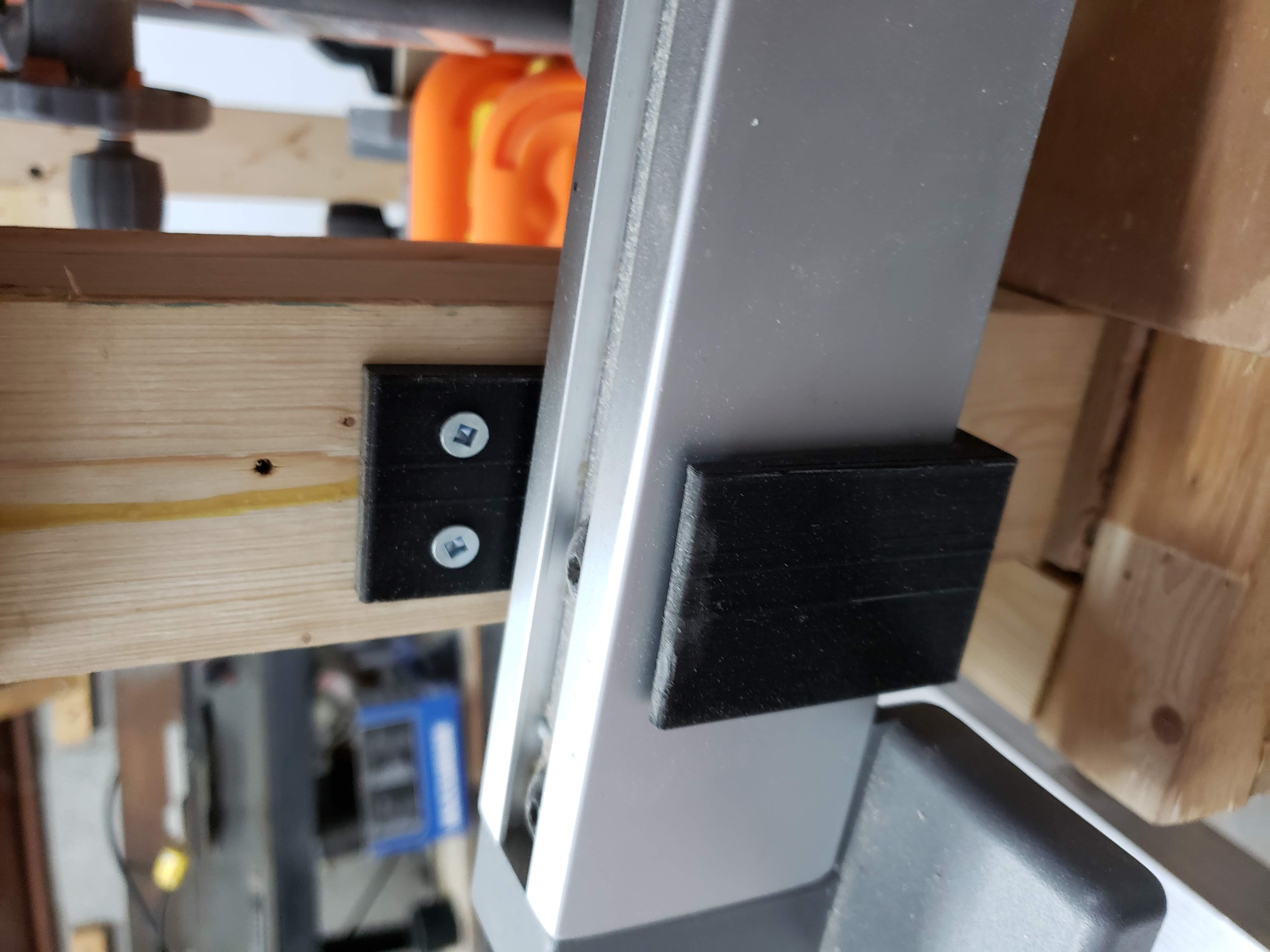 Table saw fence holder