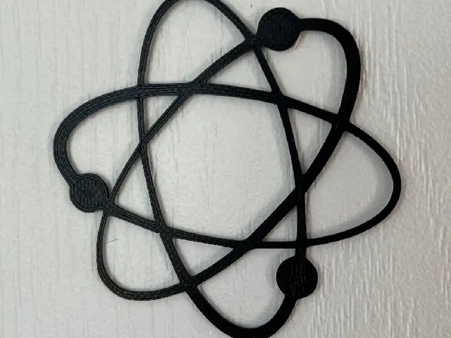 Atom Symbol Wall Art