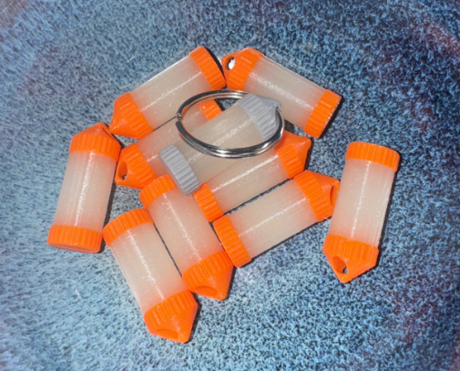 Miniatura 3 do modelo 3D Glowstick Keychain