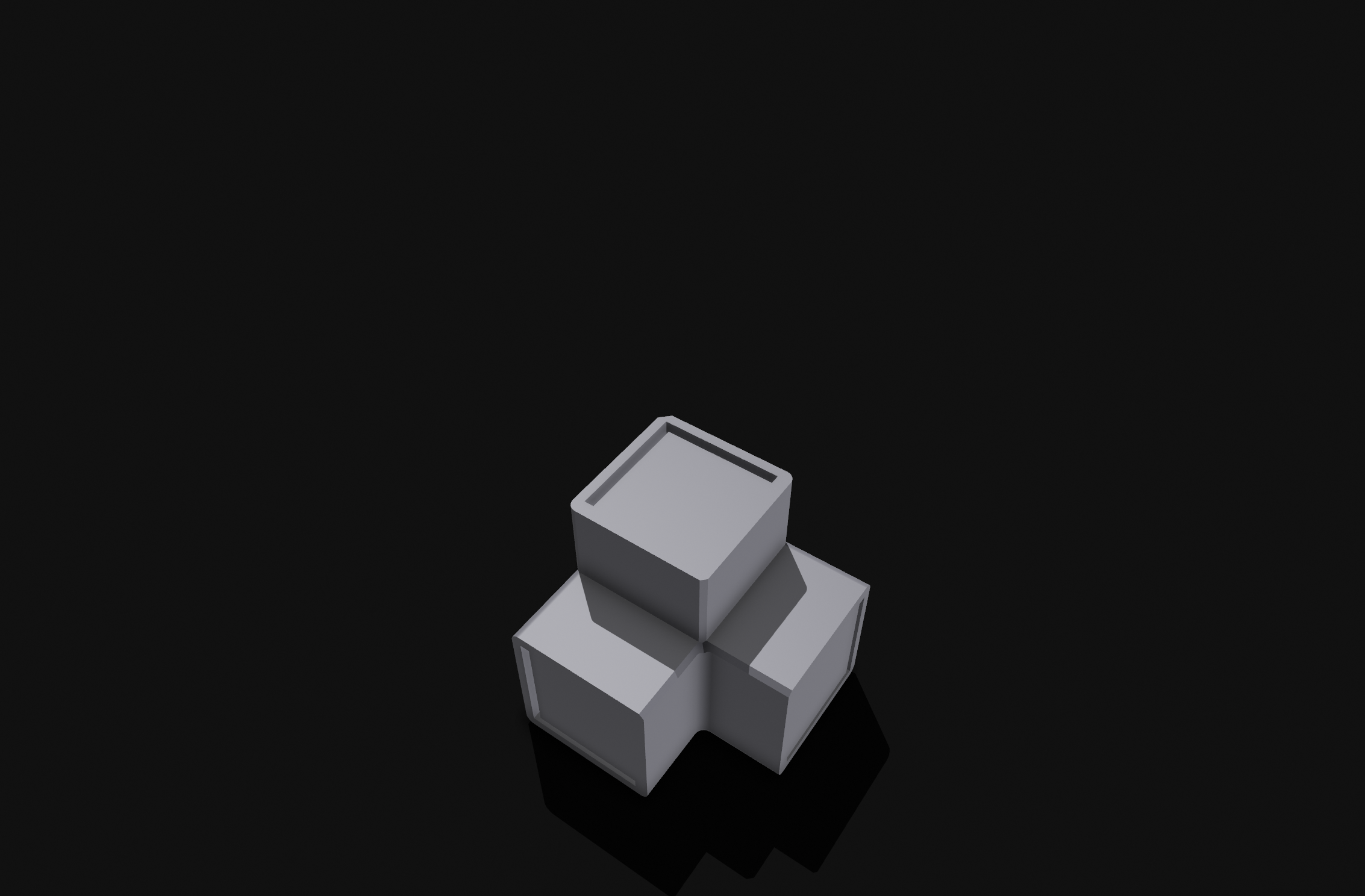 Miniatura 4 do modelo 3D Three ways corner angle bracket