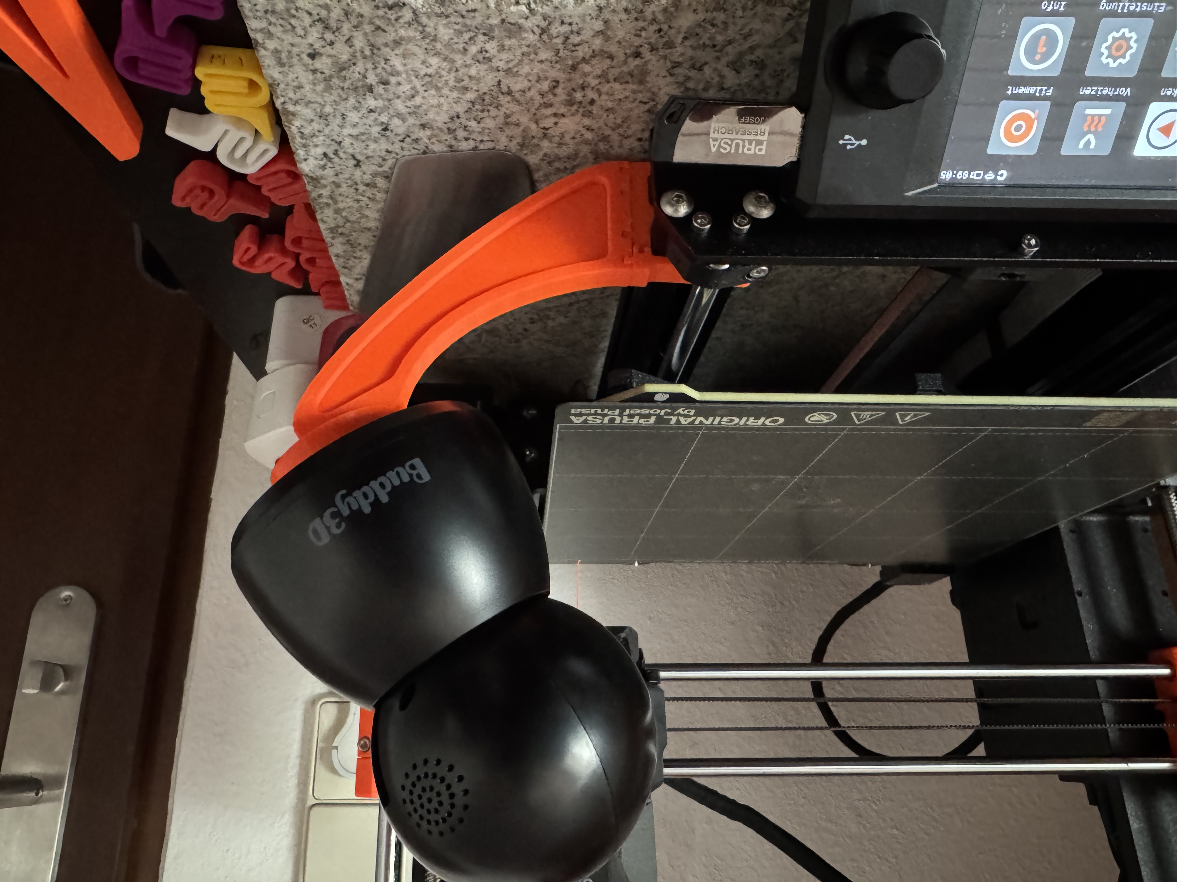 Remix of Buddy3D Buddy 3D Camera Mount Holder Prusa MK4/MK4s and other Aluminum Alu Profiles