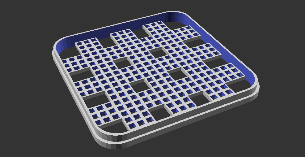 Granulate tray for Humydry moisture absorber (+ OpenSCAD source for customization)