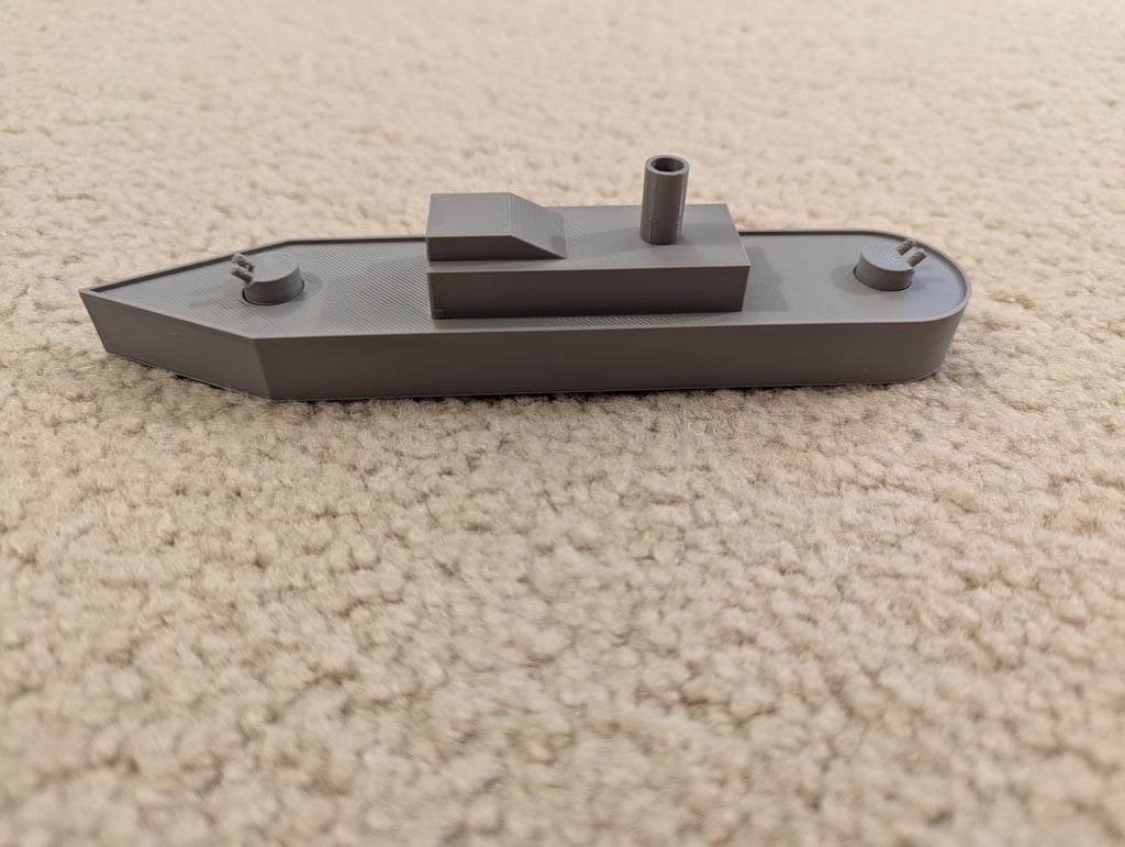 Simple Gunboat Mk. 2 (with rotating turrets)