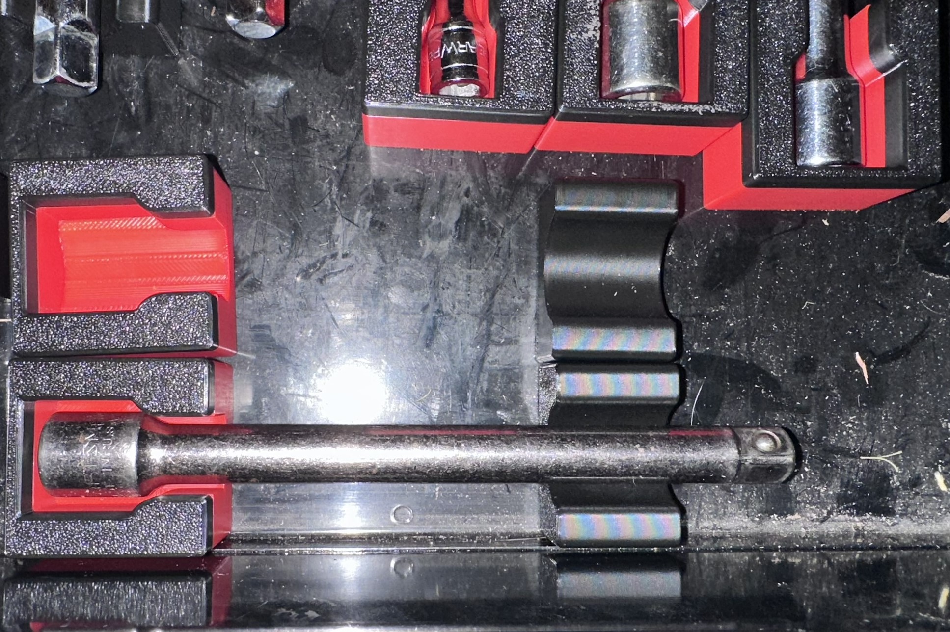 Socket Wrench Extension Organizer