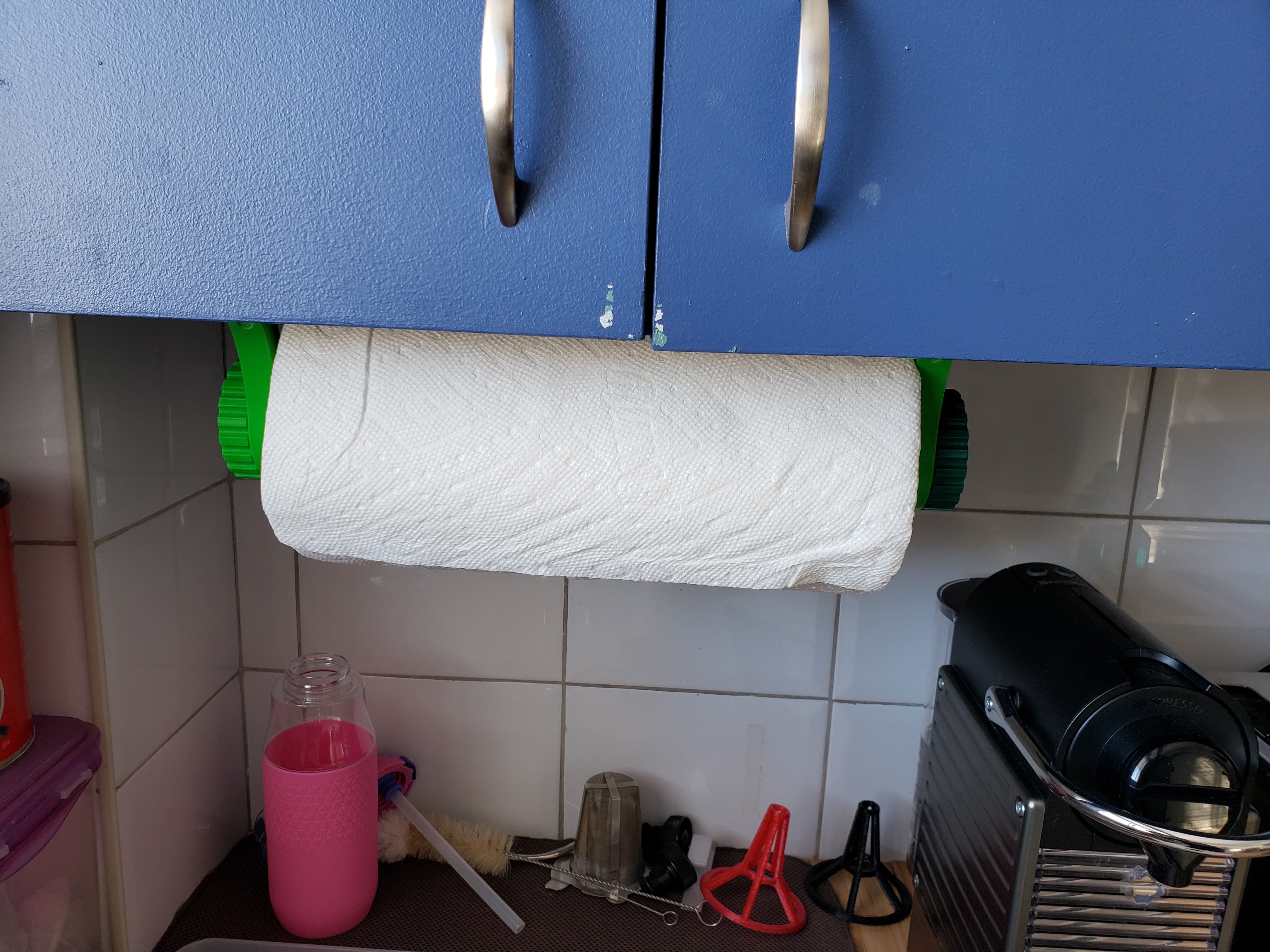 Threaded Paper Towel / toilet paper holder