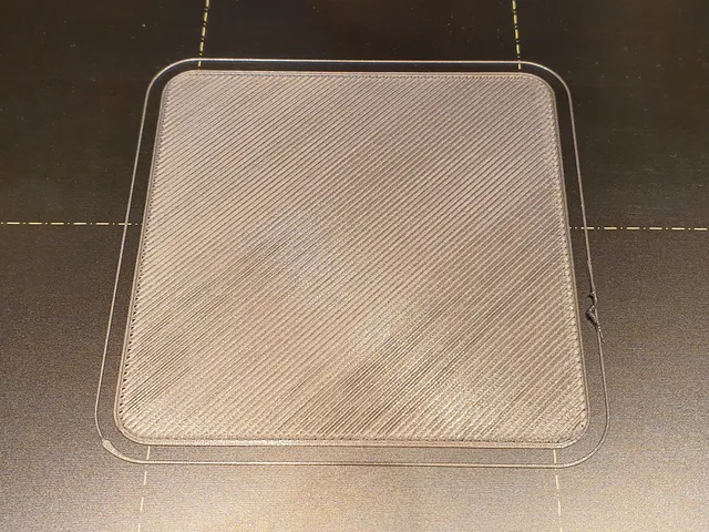 First layer test 60x60 mm square / Z calibration