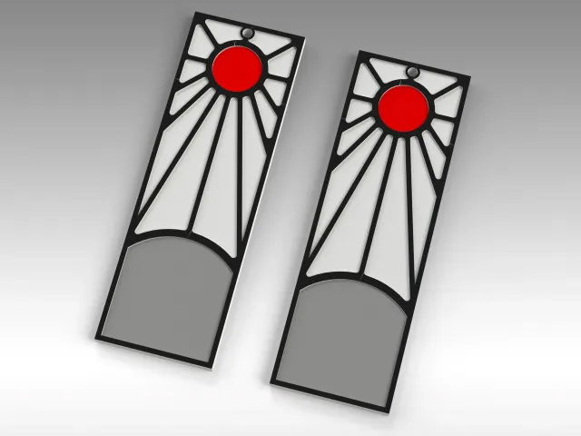 Demon Slayer Tanjiro's earrings