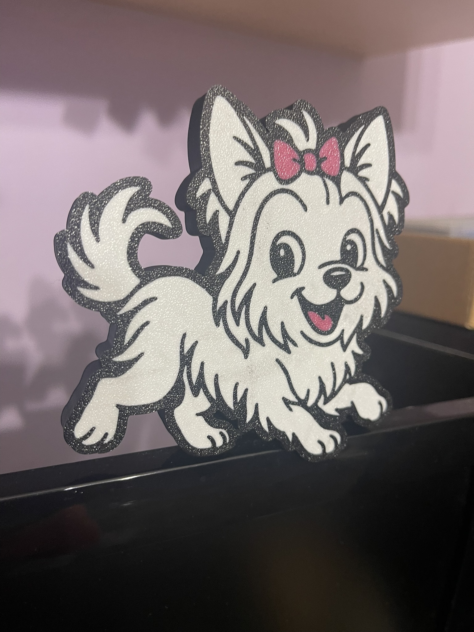 Cartoon Yorkshire Terrier Monitor Buddy (VAR#2) — thumbnail 2