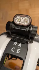 Helmet holder for Fenix HM55R headlamp