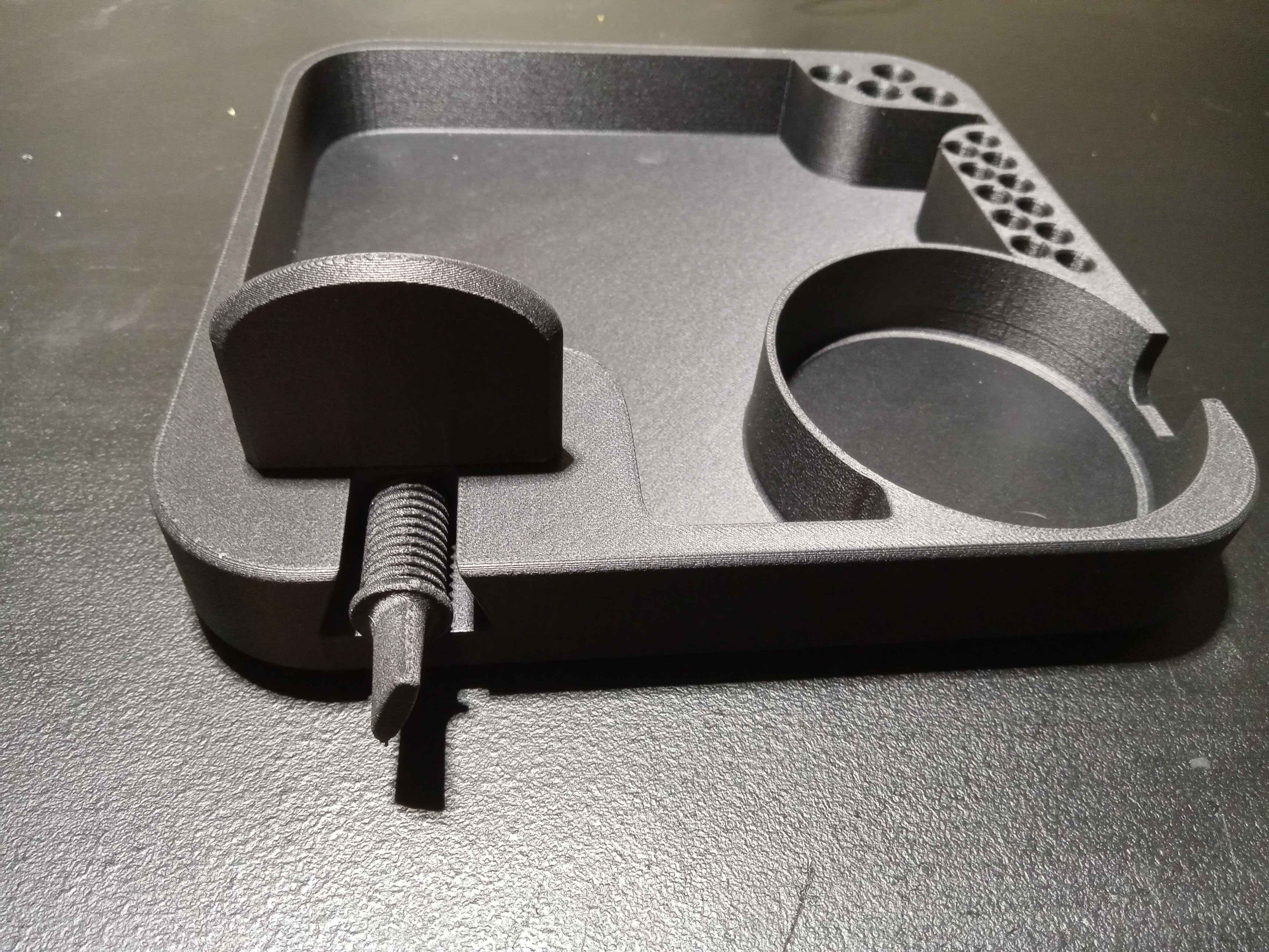Coaster & Phone stand tray (adjustable phone stand)