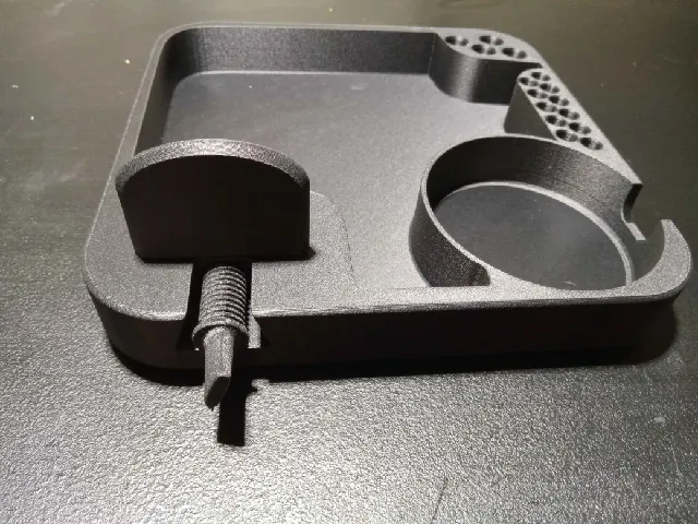 Coaster & Phone stand tray (adjustable phone stand)