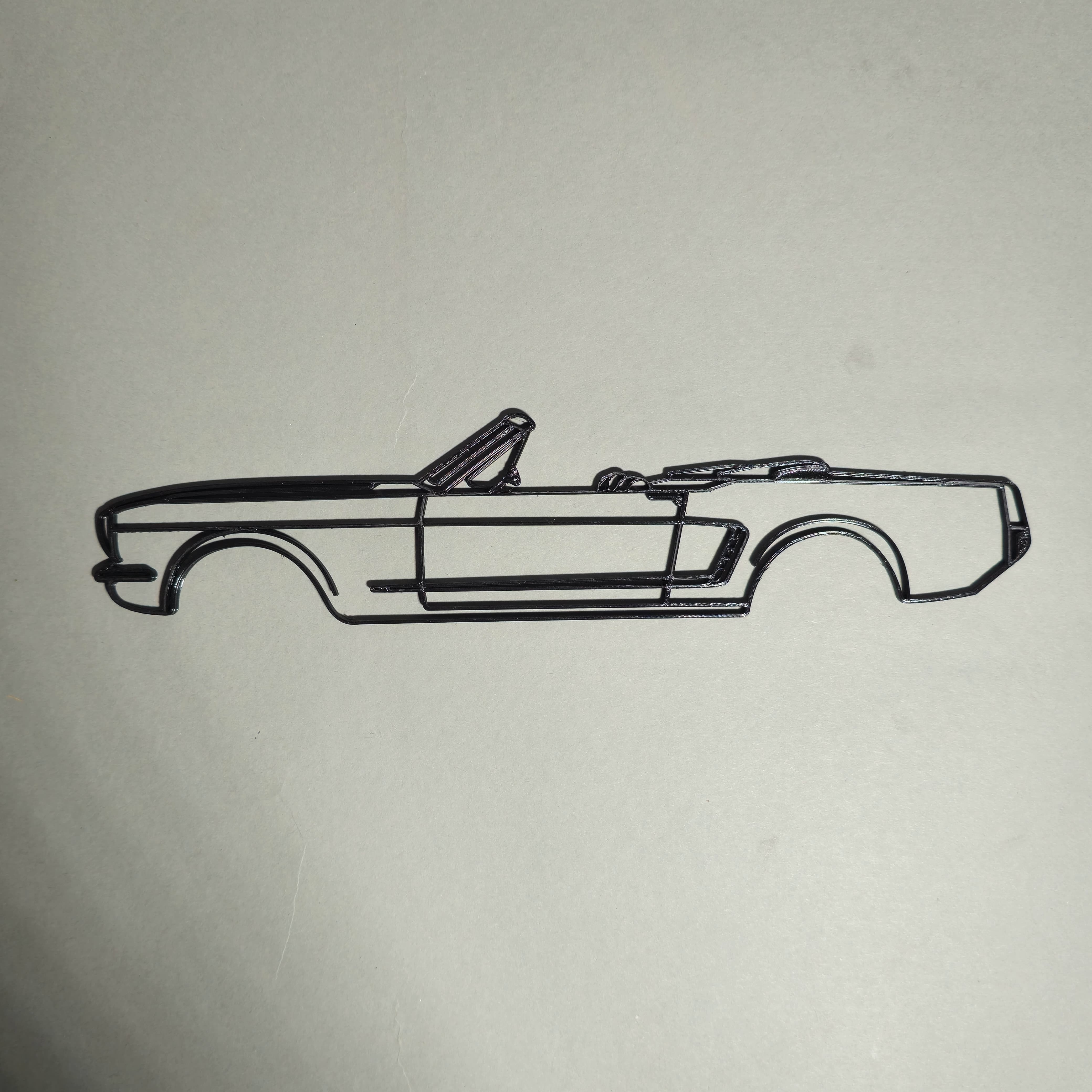 Ford mustang 65' silueta