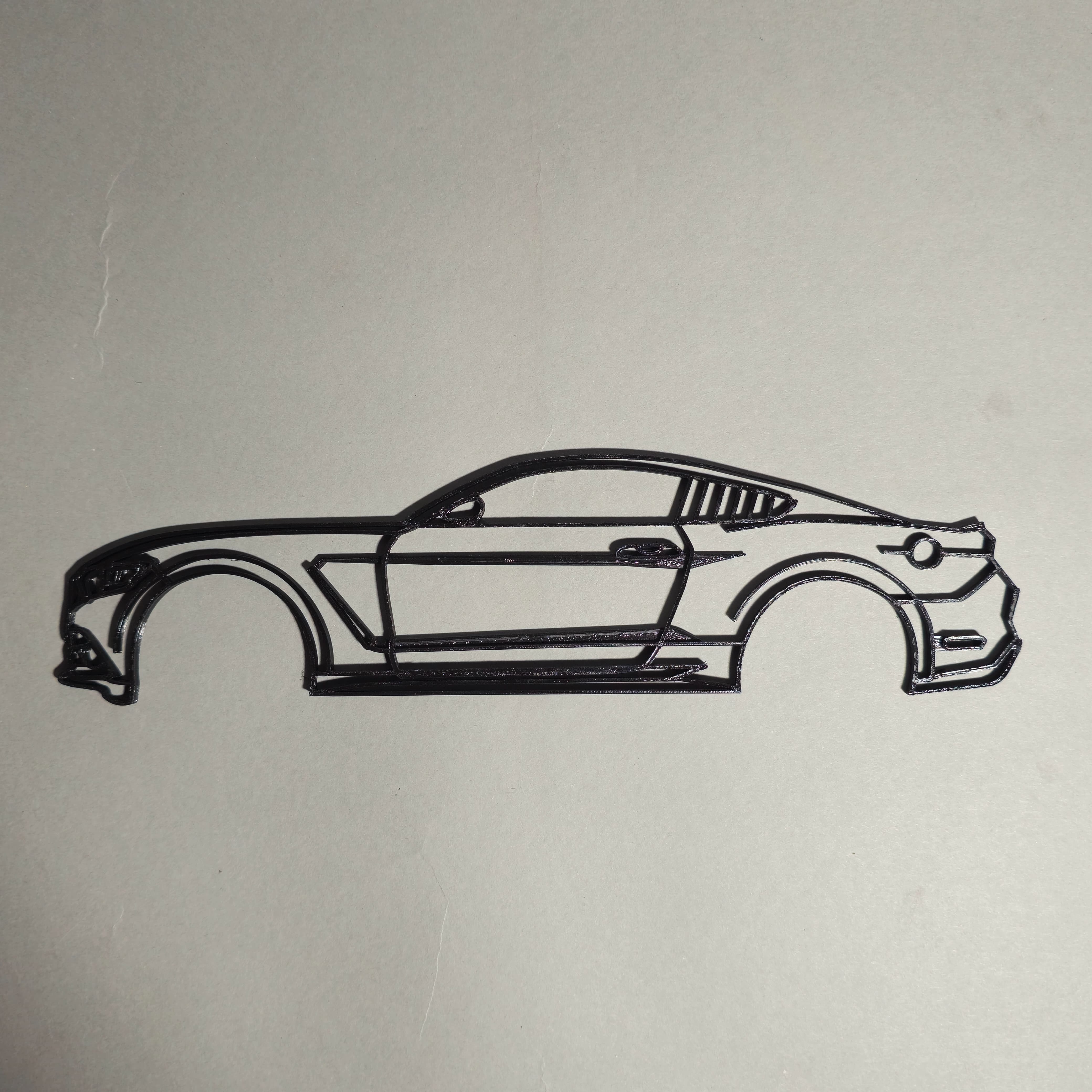 Ford mustang GT 2015 silueta