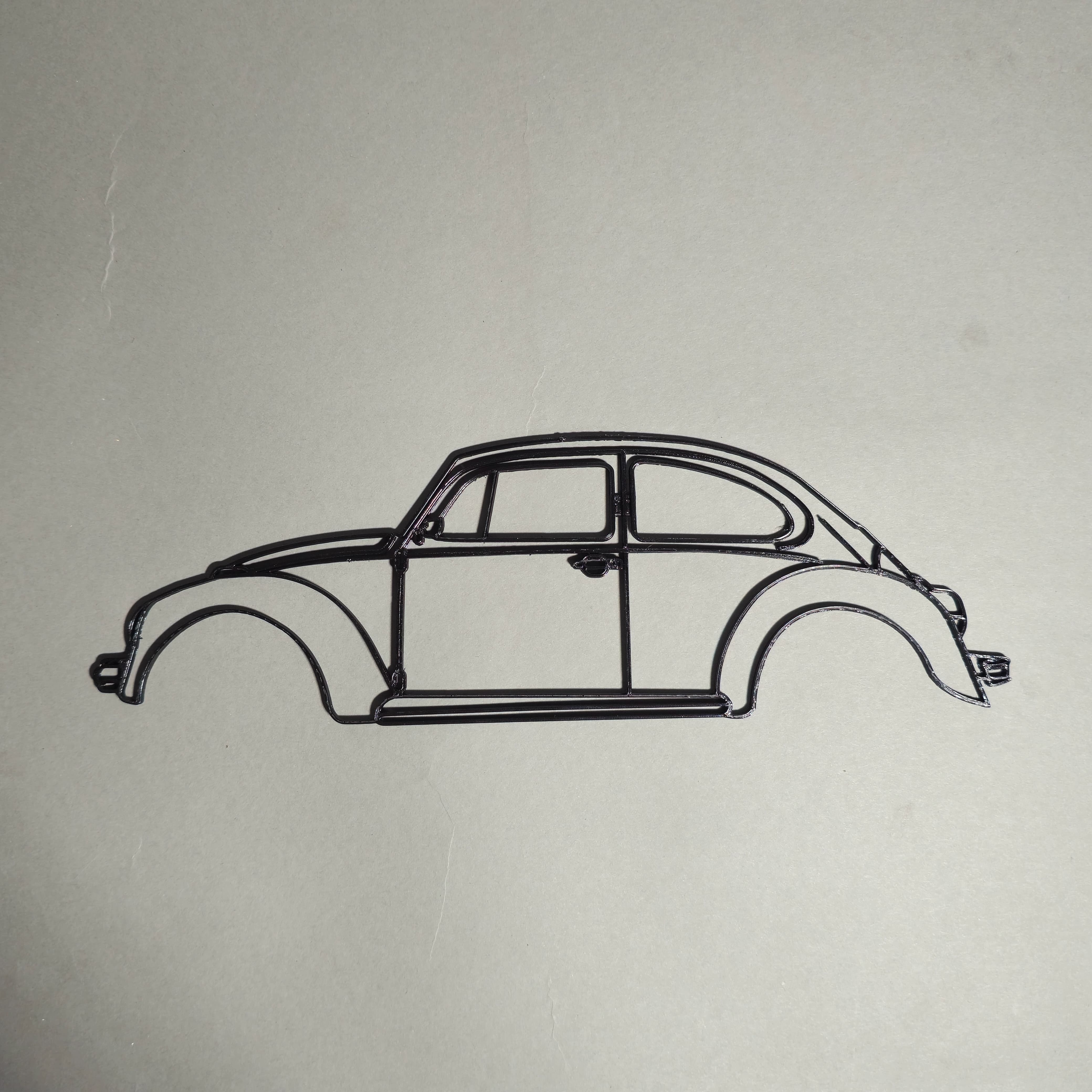 volkswagen sedan 75' silueta