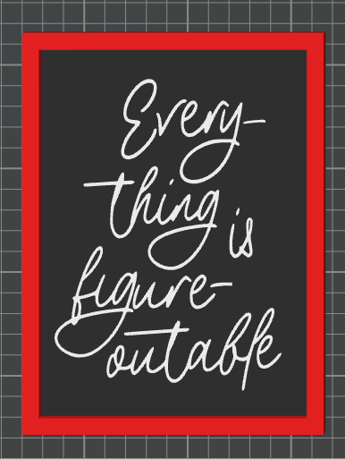Everything is Figure-outable Sign