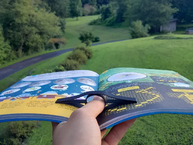 *Ultra-lite* Book Page Holder - <5 grams!!!