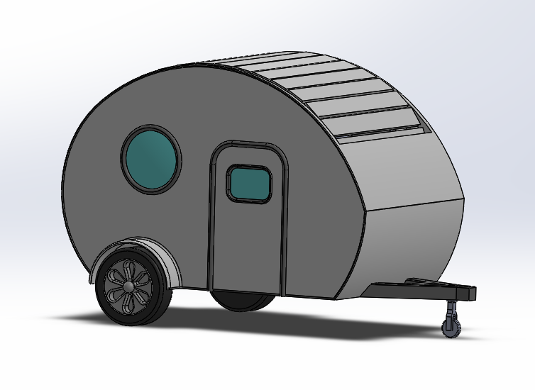 Storagebox Teardrop-Campingtrailer