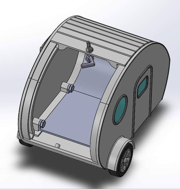 Storagebox Teardrop-Campingtrailer — miniatura 3