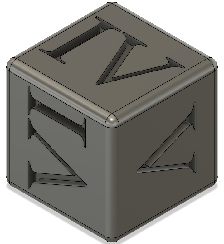 Dice W/ Roman numerals