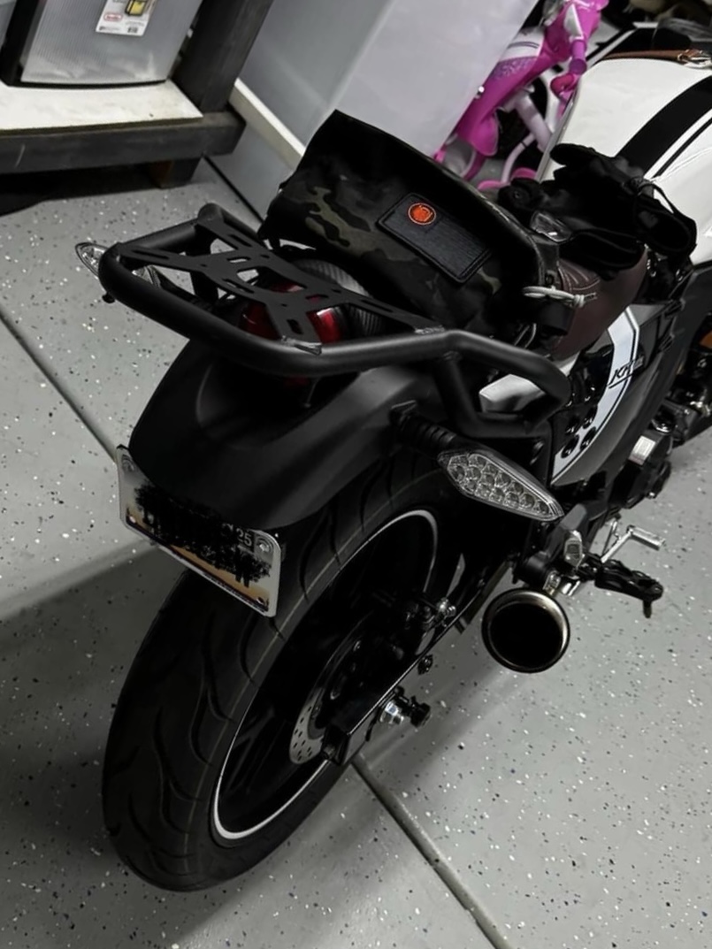 Lifan KPM 200 rear fender tidy / delete